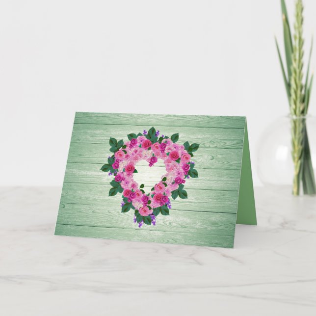 Your beautiful heart thank you card (Front)