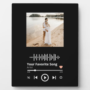 Your Beautiful moment & Favourite Song Together Pl Plaque