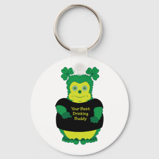 Your best drinking buddy - Irish funny keychain
