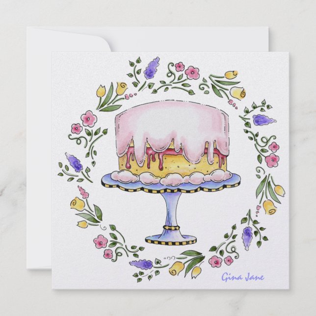 Your Birthday / Luncheon / Party Invitation - SRF (Front)