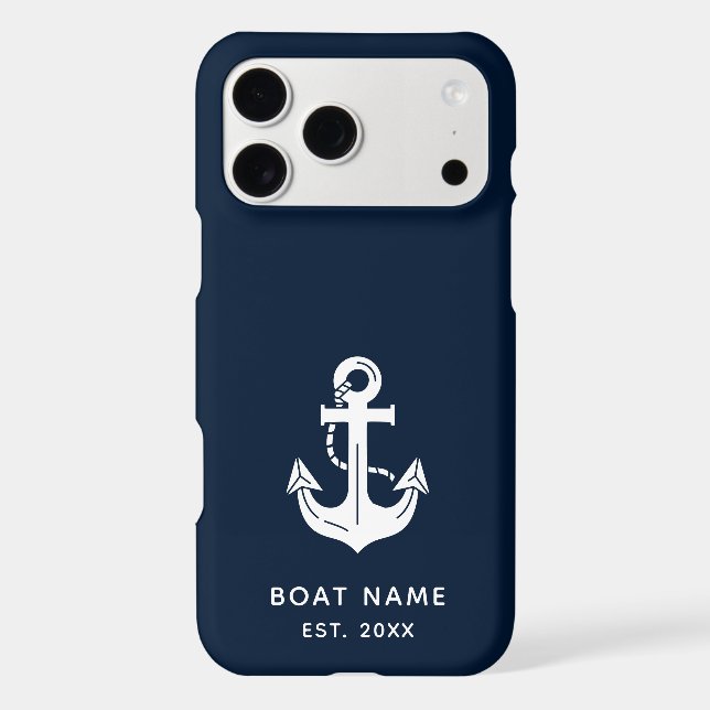Your Boat Name Anchor Blue (Back)