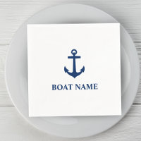 Your Boat Name Blue Anchor