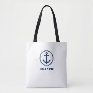 Your Boat Name Tote Sea Anchor sh0d Bag