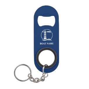 Your Boat or Name Classic Lighthouse Navy Blue
