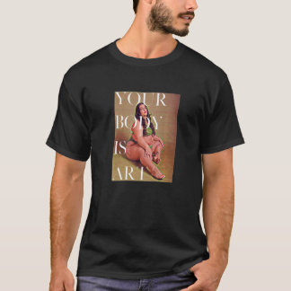 Your Body is Art - Fat Positive Self Care Premium T-Shirt