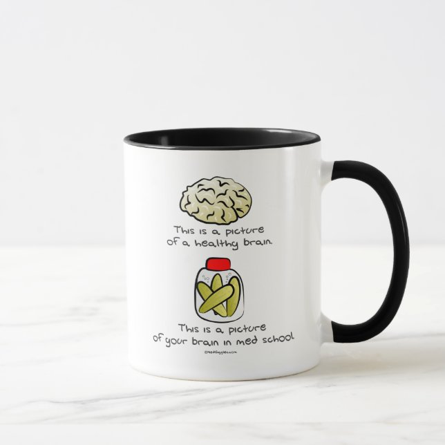 Your brain in Med School Mug (Right)