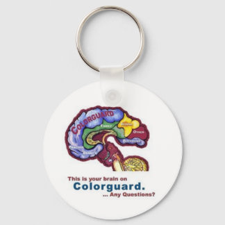 Your Brain On Colorguard Keychain