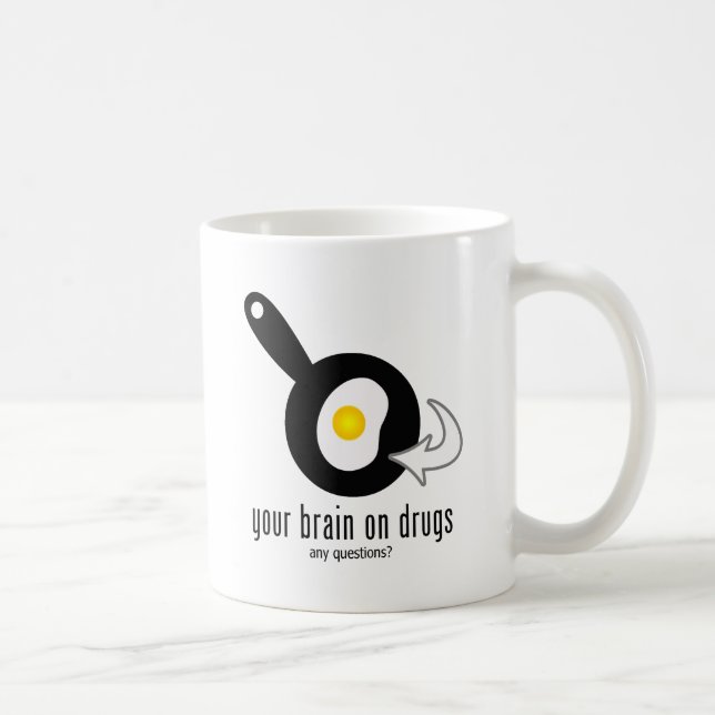 Your Brain On Drugs Coffee Mug (Right)