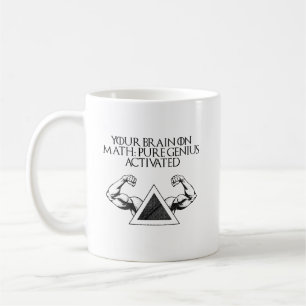 Your Brain On Math Pure Genius Activated Coffee Mug