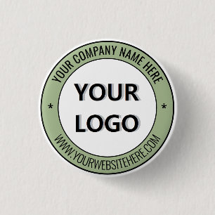Your Branded Business Promotional Button Example