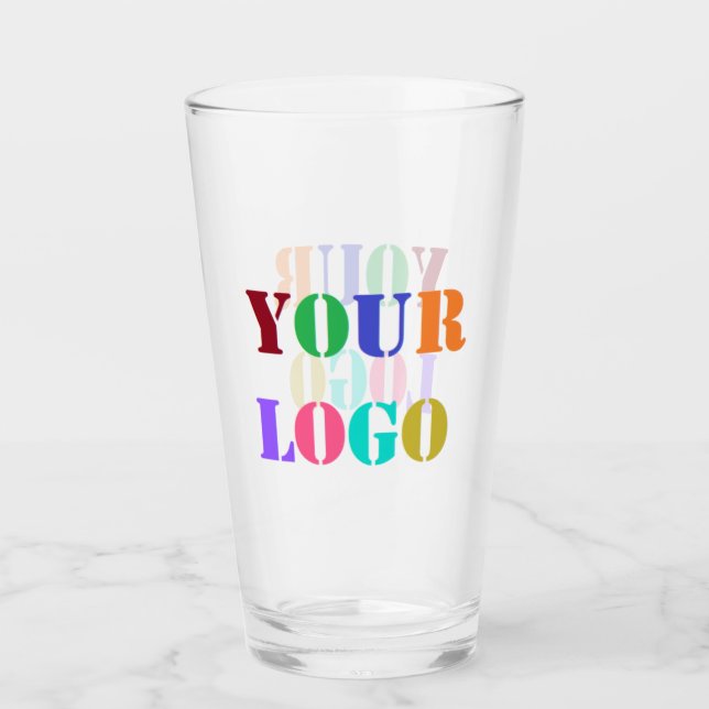 Your Branded Business Promotional Glass Example (Front)
