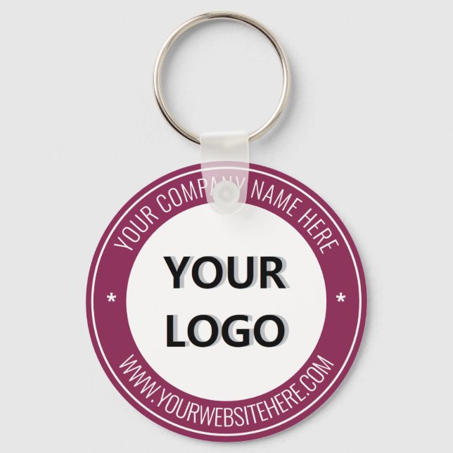 Your Branded Business Promotional Keychain Example (Front)