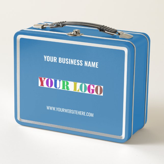 Your Branded Company Metal Lunch Box Example (Front)