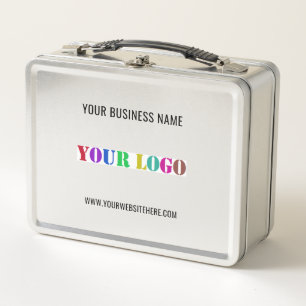 Your Branded Logo Business Metal Lunch Box Example