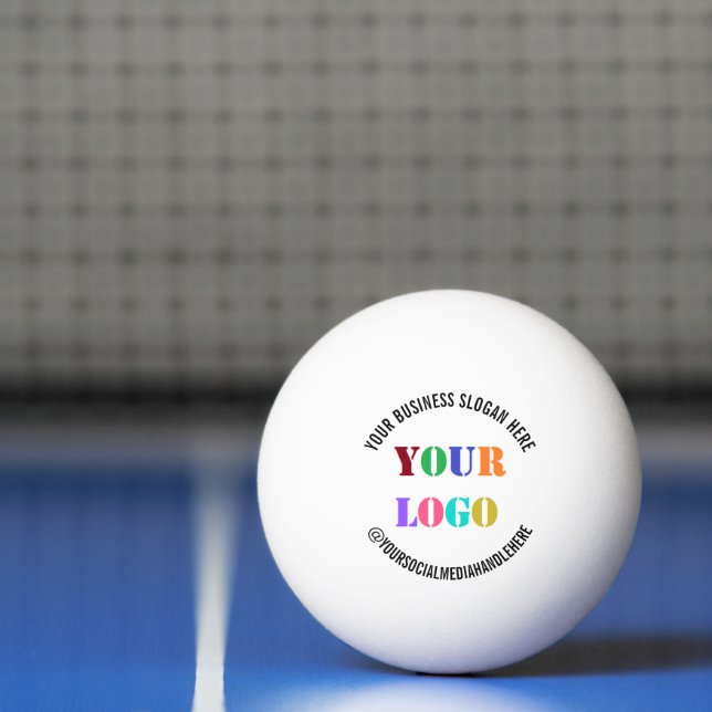 Your Branded Promotional Ping Pong Ball Template (Net)