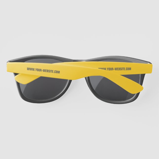 Your Branded Promotional Sunglasses Template (Back)