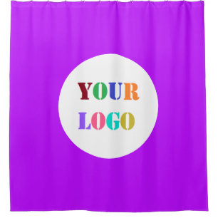 Your Branded Shower Curtain Example Custom Colors