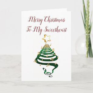 *YOUR BRING MUSIC TO MY LIFE*  LOVE AT CHRISTMAS HOLIDAY CARD