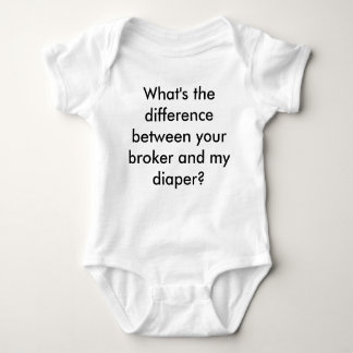 Your Broker vs. My Diaper Baby Bodysuit