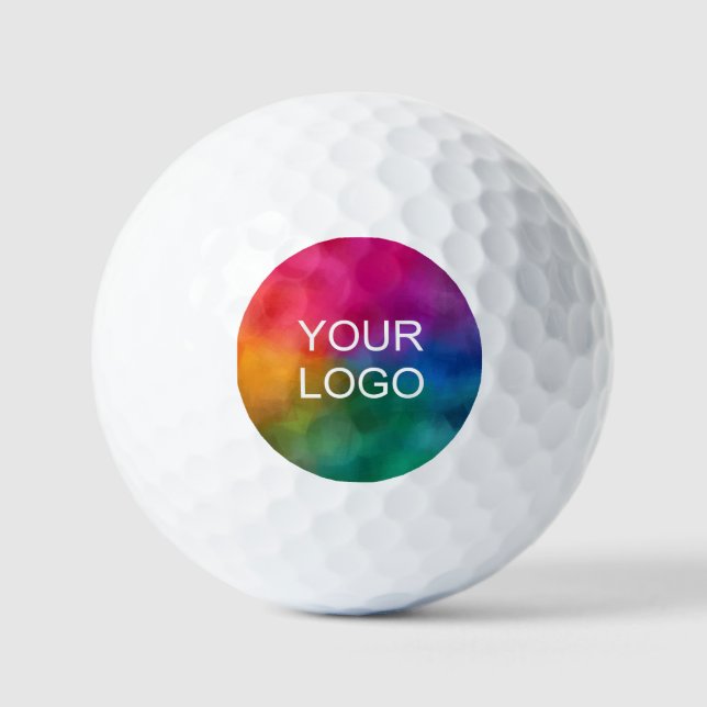 Your Business Company Logo Here Custom 12 Pack Golf Balls (Front)