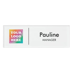 Your Business Company Logo Name Tag