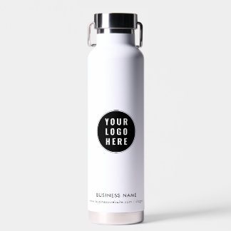 Your Business Logo and Company Website Promotional Water Bottle