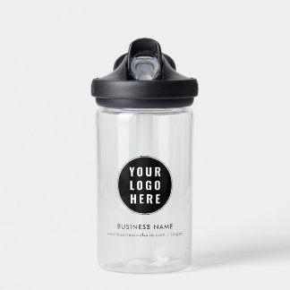 Your Business Logo and Company Website Promotional Water Bottle