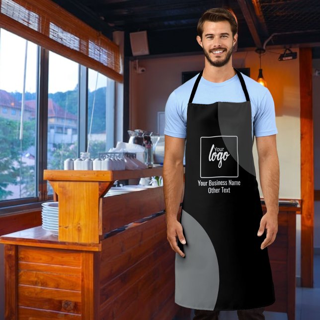 Your Business Logo and Text Apron (Creator Uploaded)