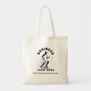 Your Business Logo and Website Address Custom Tote Bag