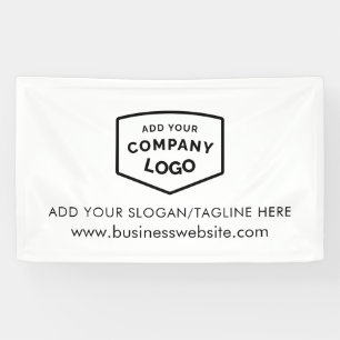 Your Business Logo and Website Custom Banner