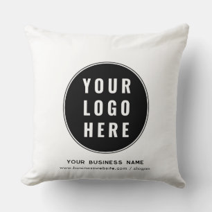 Your Business Logo and Website Promotional Custom Cushion