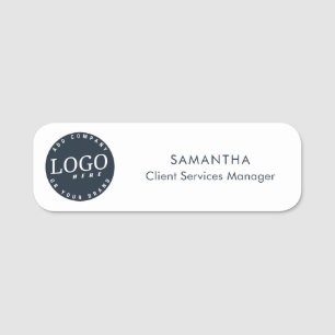 Your Business Logo Company Events Name Tag