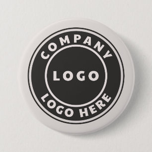 Your Business Logo Corporate Employees Events 7.5 Cm Round Badge