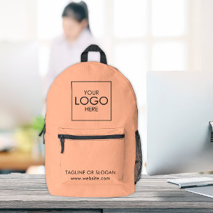 Your Business Logo Custom Company Promotional  Printed Backpack