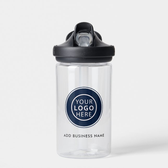 Your Business Logo Custom Corporate Promotional Water Bottle (Front)