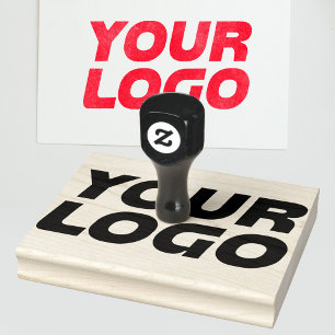 Your Business Logo Custom Large Rubber Stamp