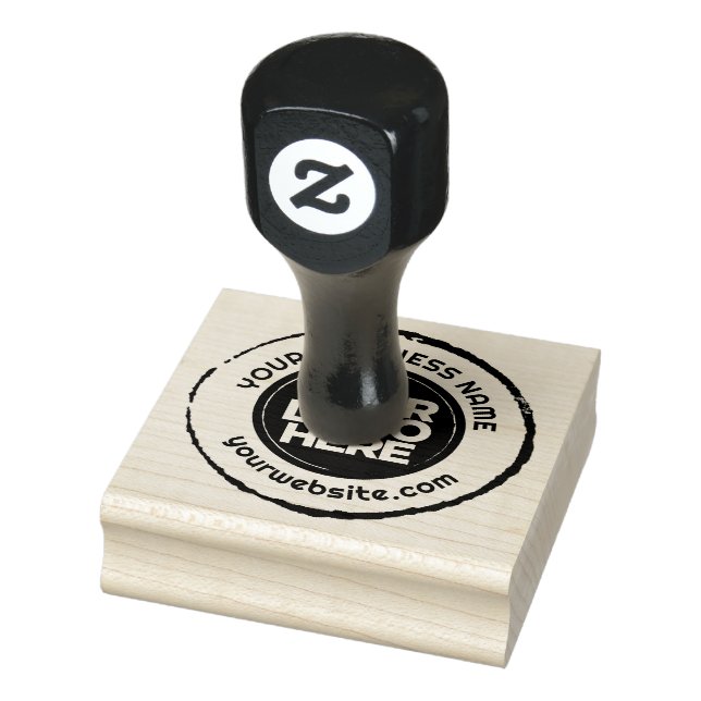Your Business Logo Custom Light Colour Rubber Stam Stamp (Stamp)