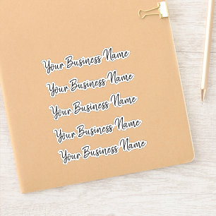 Your Business Logo Custom Multiple Brush Script