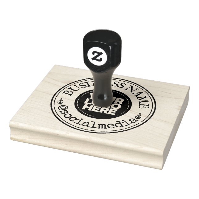 Your Business Logo Custom Rubber Stamp (Stamp)