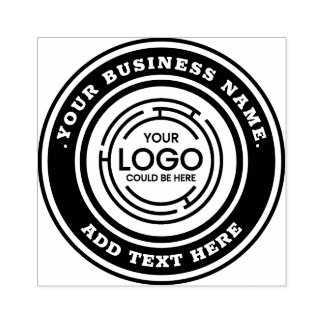 Your Business Logo Custom Rubber Stamp