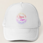 Your Business Logo Custom Simple Rainbow Trucker Hat<br><div class="desc">Create your own corporate Rainbow Trucker Hat! A simple and modern template in any color, fully customizable, featuring your business logo, photo or image. You can add also your name, your company name, promotional instagram address or any personalized text. You can choose any font and any color. Perfect as branded...</div>