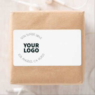 Your Business Logo & Custom Text Black