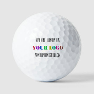 Your Business Logo Custom Text Stamps Golf Balls