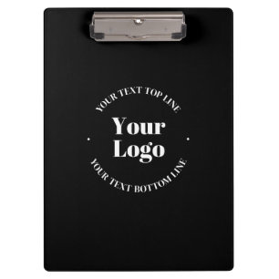 Your Business Logo & Customisable Text Template Clipboard