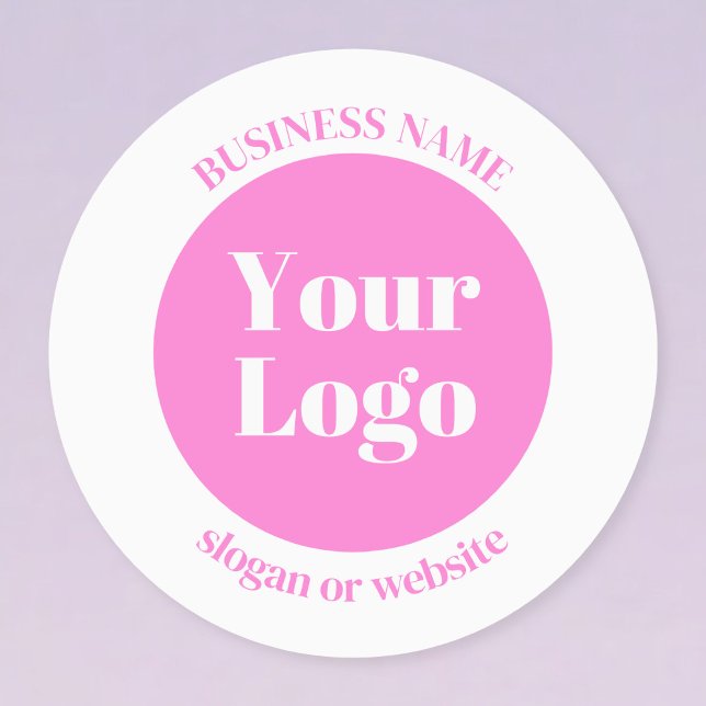 Your Business Logo & Editable Text Template | Pink (Creator Uploaded)