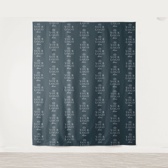 Your Business Logo Event Backdrop Step and Repeat Tapestry (Front)