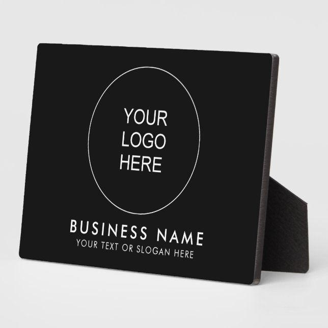 Your Business Logo Here Elegant Template Best Top Plaque (Side)