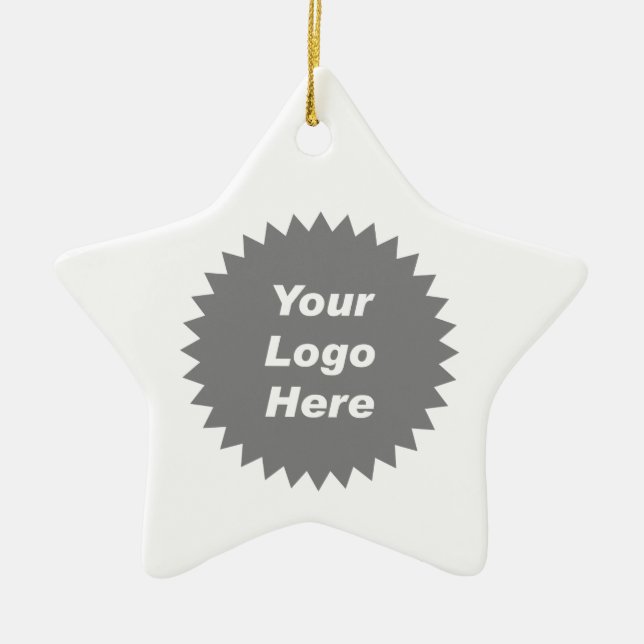 Your business logo here promo ceramic tree decoration (Front)