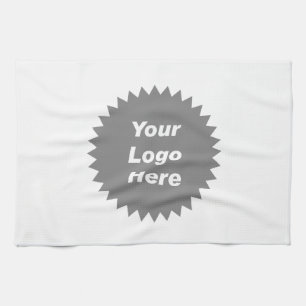 Your business logo here promo tea towel