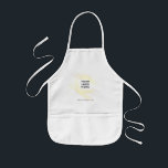 Your Business Logo Here Yellow Honey Branded Kids Apron<br><div class="desc">Create your own cute Branded Kids' Apron uploading your Business Logo into a cute Yellow Honey Cotton Candy cloud design. Dreamy and unisex, the soft cloudy frame will embrace your company logo with delicate and bright pastel colors. You can upload also cartoon characters images, emoji or personal photos. This branded...</div>